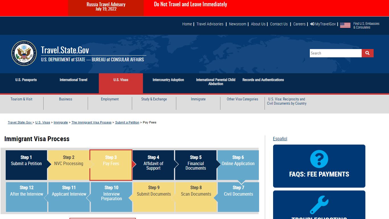 Pay Fees - United States Department of State